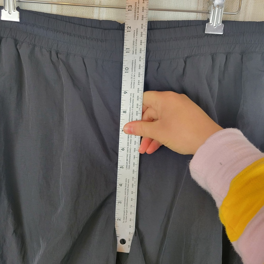 Good American Essential Nylon Track Pants Black Size 3/US Large - Picture 6 of 10